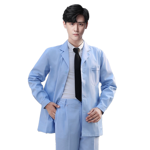 男款工作服套装夏季抗起球不缩水
