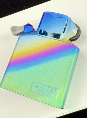 去造出品无界焕色纯钛打火机内胆适用于Zippo