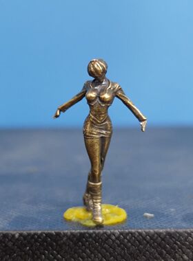 黄铜1/6 拳皇97街头霸王游戏角色迷你大蛇队性感夏米尔美女夏尔美