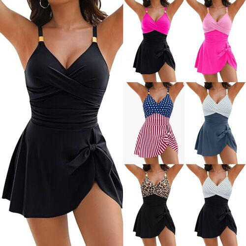 Women’s One-piece Swimsuit, Body-hing & Slimming, Cross-bac
