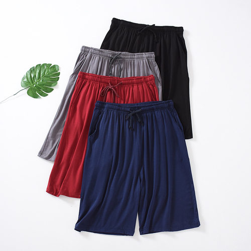 l Men's Shorts Thin Five-point Home Shorts Loose Casual Larg