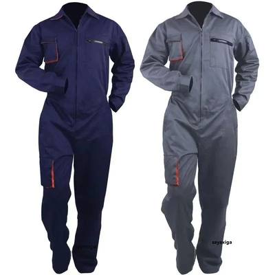 Work Overalls Sailor Uniforms Men Women Working Coveralls We