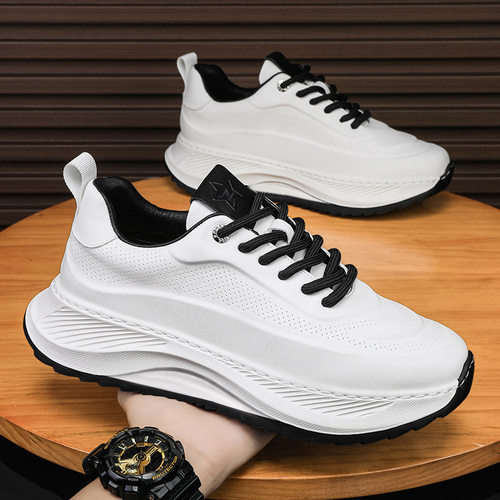 Men's Shoes 2026 Spring And Summer New Breathable Leather Sn