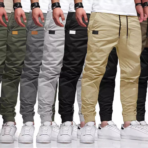 4 Straight-leg Trousers Men's Casual Sports tton European-co