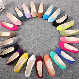 Plus Size 35-43 Women Flats Slip on Flat Shoes Candy Color W