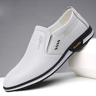 Quality for Leather High Shoes Loafers Brand Designer Men