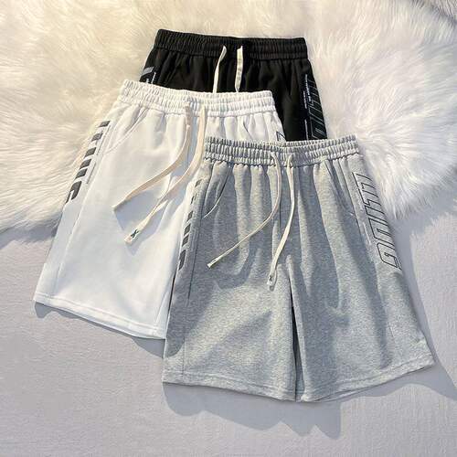 Pants Men's Pure 100 Men's Shorts Korean Style Casual All-ma