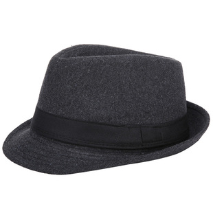 Hat 2026 Men's Small Hat Warm Cold Send Dad Woolen Jazz Hat
