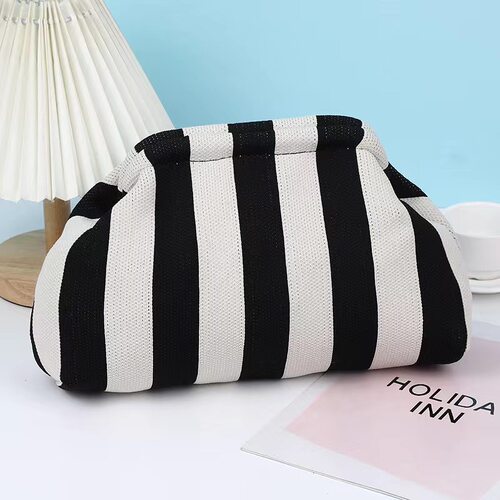 Ladies Striped Flying Weaver Girl mmuter All-match Striped C