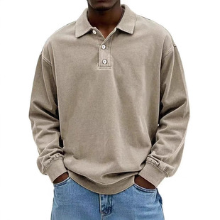 2026 Men's Casual All-match Button Turtleneck Shirt For Men