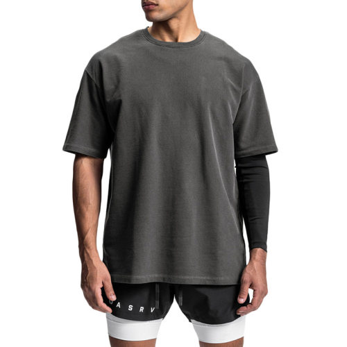 Men's Men's Short-sleeved T-shirt American Retro Large Size