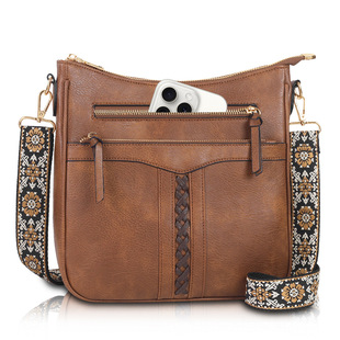 Women's Crossbody Retro Braided Rope Fashion Pu Women's Sing