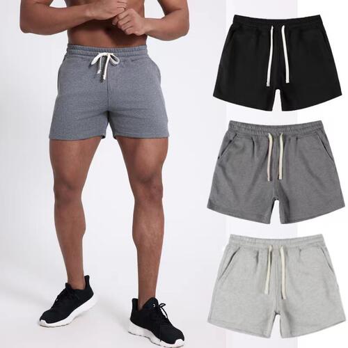 Fitness Shorts Men's Running Training American Squat Three-p