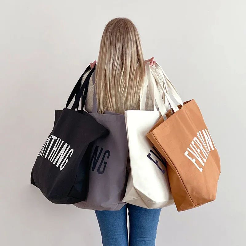 Tote Bag Extra Large Shopping Beach Totes Bags Reusable Groc 箱包皮具/热销女包/男包 时尚帆布包 原图主图