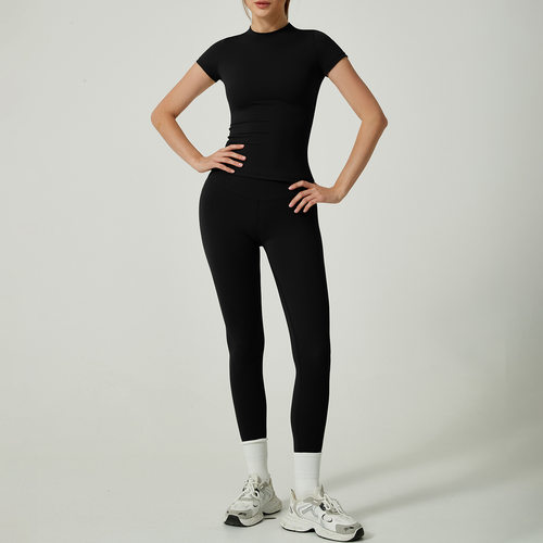 Cross-border European And American Quick-dry Yoga Suit Short