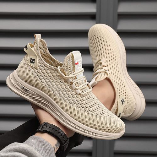 Cross-border Foreign Trade New Flying Weaving Casual Shoes M