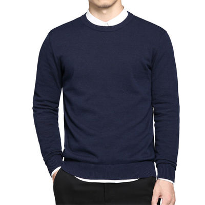 Men's Crewneck Sweater Men's Solid lor Pullover Sweater