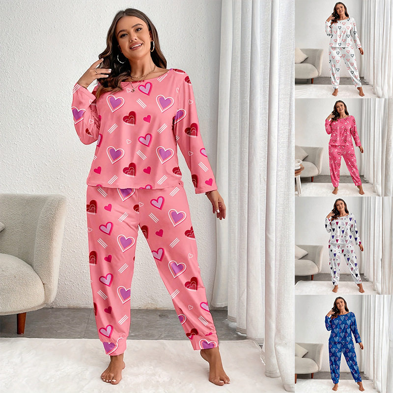 Loving Imitation tton Elastic Women's Large Size Home Clothi