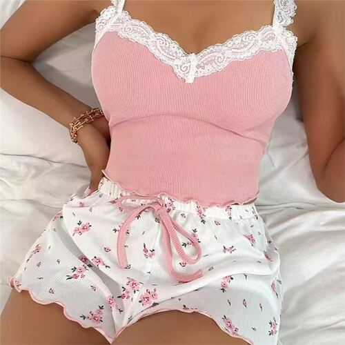 Sexy Lace-trimmed Strap Camisole Women’s Outerwear Slim-fit