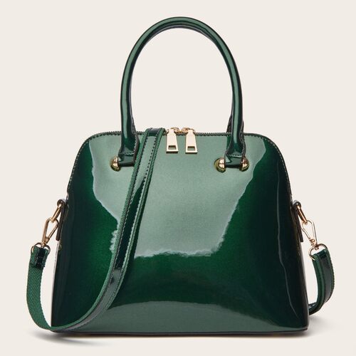 2026 Patent Leather Women's Bright e Porle Fashionable ShSho