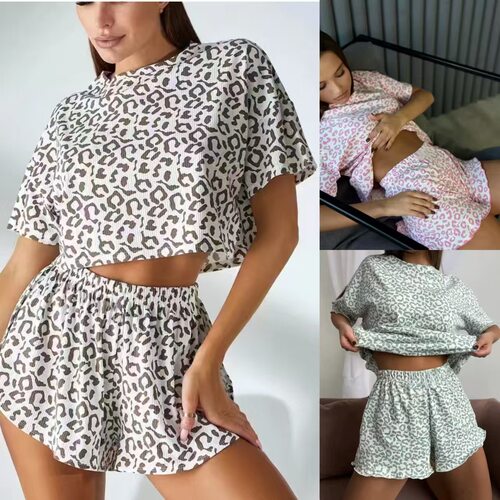 2026wildberries Leopard Print Fashion Ladies Sexy Pamas