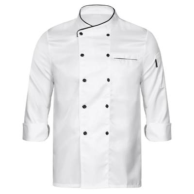 Unisex Chef Restaurant Jacket Short Long Sleeve Double-Breas