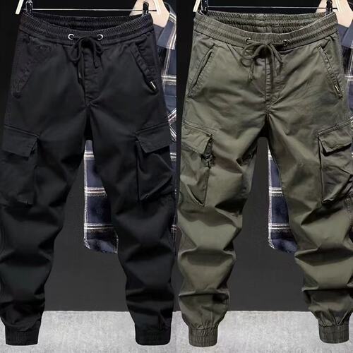 Military Green Overalls Men's Spring And Autumn Loose Foot-t