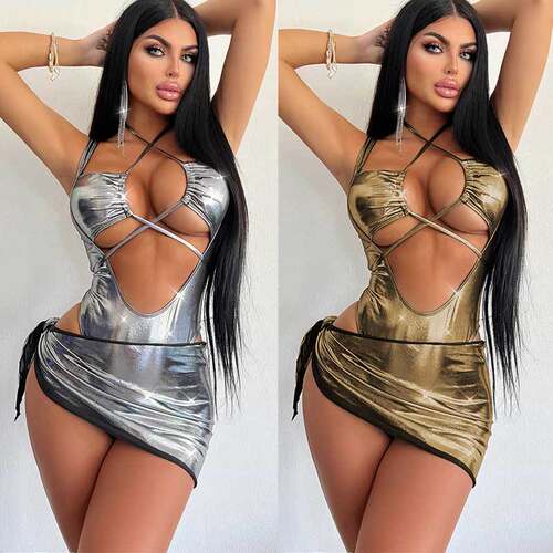 Advanced  Syllable Swimsuit Hip Dress Set Sexy Hot Girl Lace