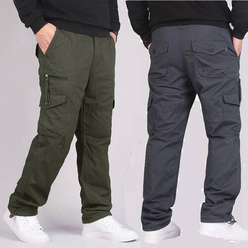 Spring And Autumn New Outdoor Overalls Men's Straight Loose