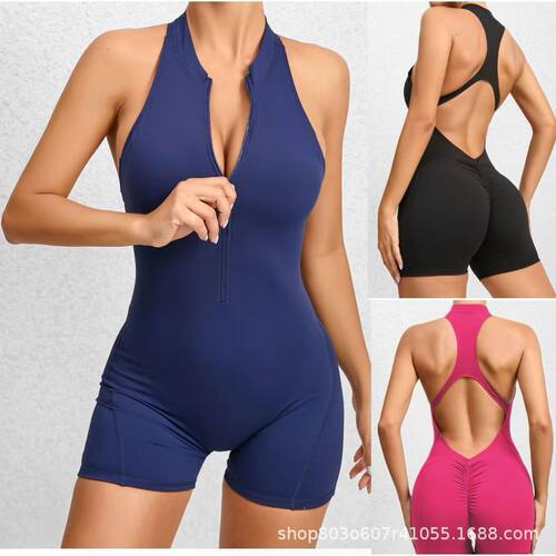 Quick-drying Pleated Jumpsuit Women's Peach Butt Jumpsuit Wi