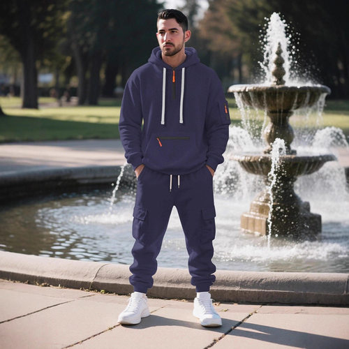 Jacket And Velvet Casual Men's Casual Tooling Fashion Suit