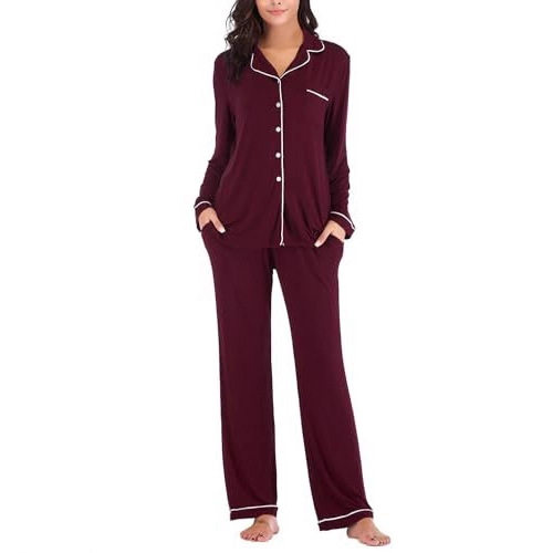 2026 Cuban llar Fashion Plain Print Women's Button Set