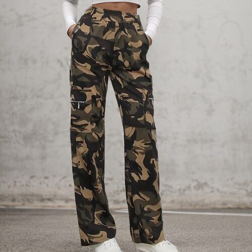 rendy Women's Pants In Stock, rendy Overalls, Pocket Zipper