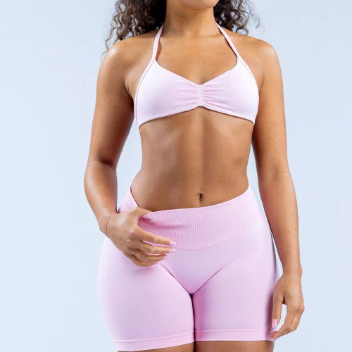Cross-border Seamless Yoga Neck Vest High Elastic Hip Yoga F