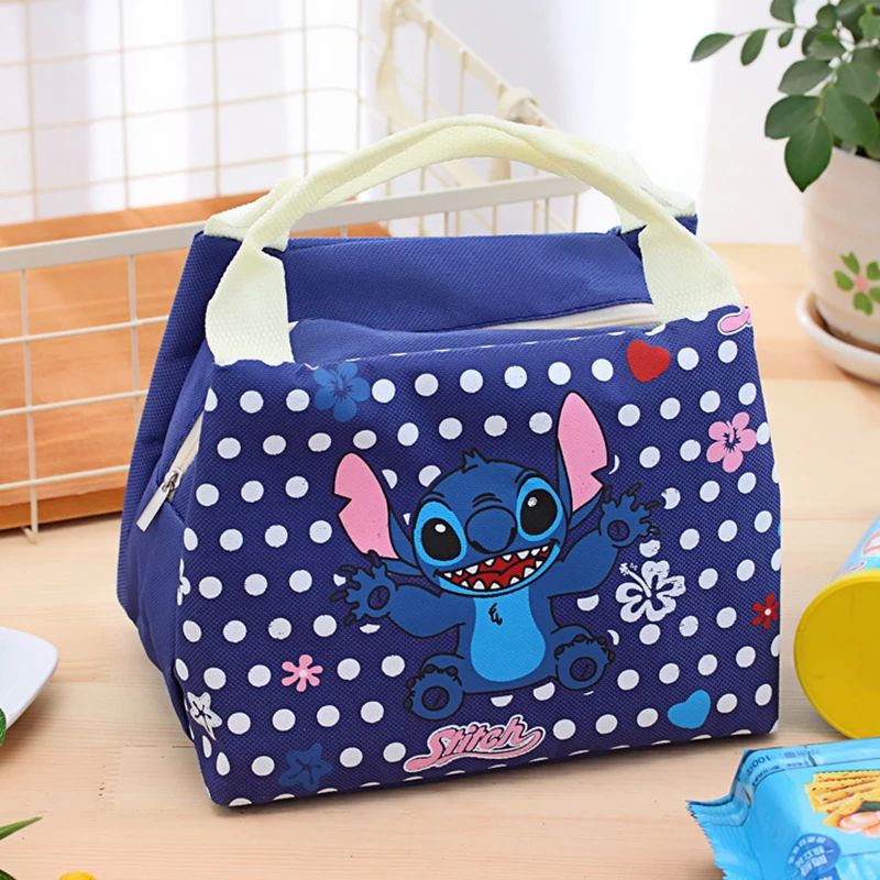 Stitch Cartoon Lunch Bag Thicked Waterproof Lunch Box Bags