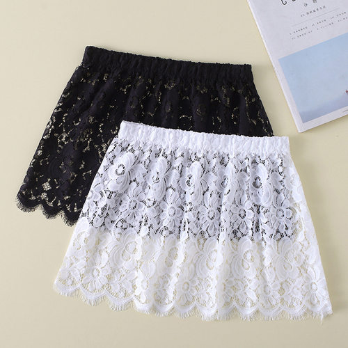 Lady's Bottoming Lace Inside With Fake Hem To ver The Butt