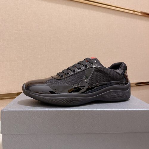 P Home European Men's Shoes Patent Leather Mesh Breathable S