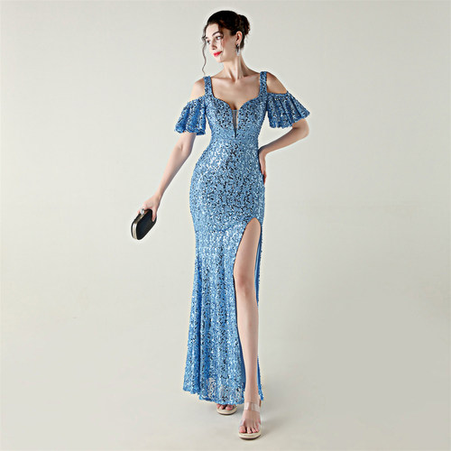 晚礼服女重工blingbling轻奢小众