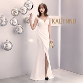 2026新款 性感吊带鱼尾连衣裙 高级感宴会晚礼服女高贵气质优雅长款