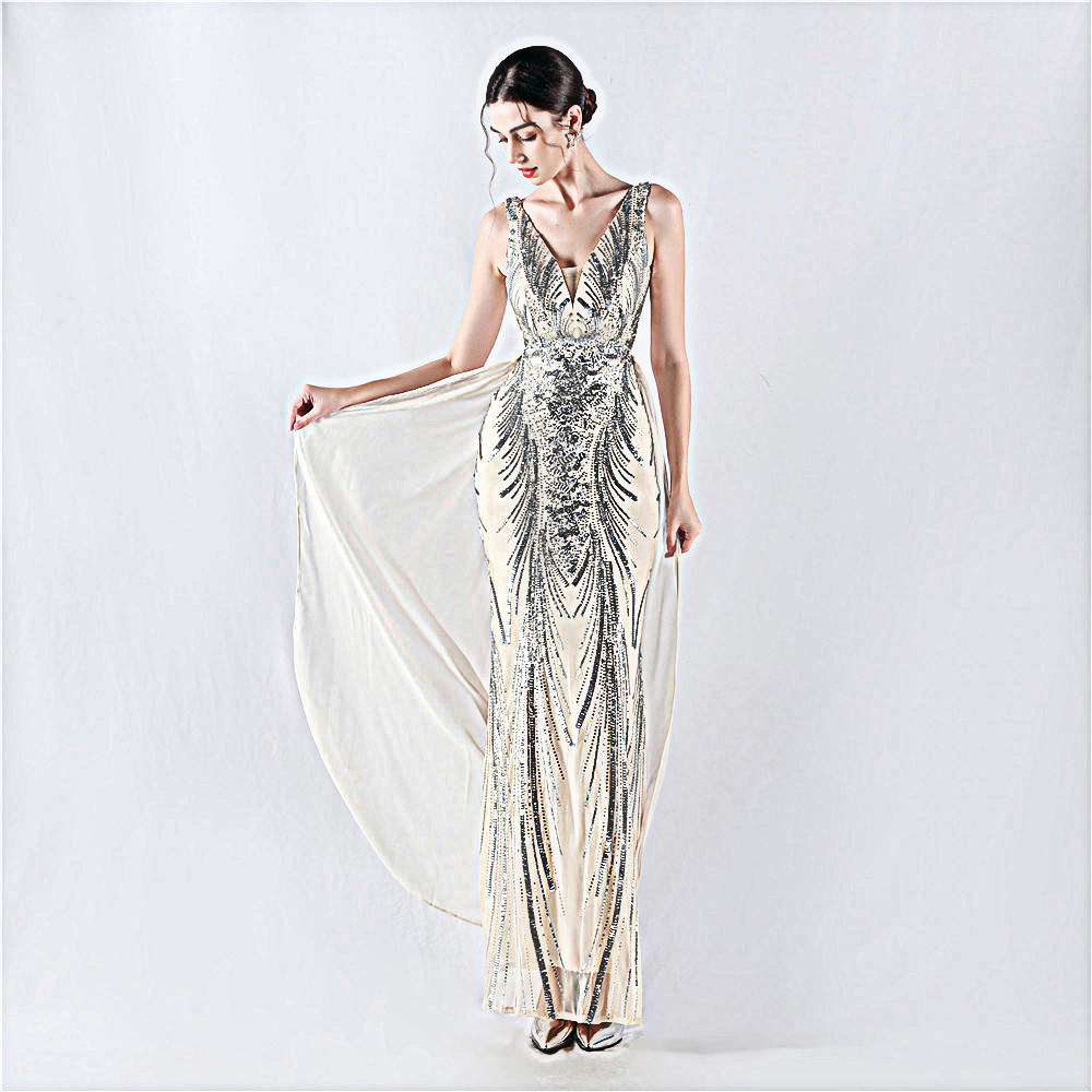 晚礼服女轻奢高级感高端简单大方