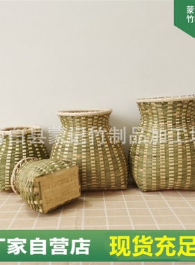 广西竹篓竹编背篓儿童竹篓采茶竹筐舞蹈演出道具手工编织竹篮竹筐