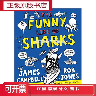 正版实体书The Funny Life of Sharks 鲨鱼的有趣生活 英文原版动