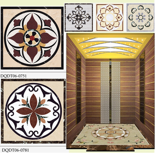 定制电梯轿厢地板客梯货梯耐磨PVC塑料地板可加印字LOGO图案地毯