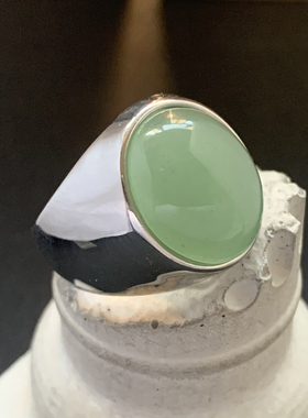 清欢-温润雅致镶嵌钛钢戒指尾戒