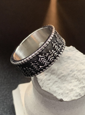 挪威的森林-不掉色钛钢朋克戒指