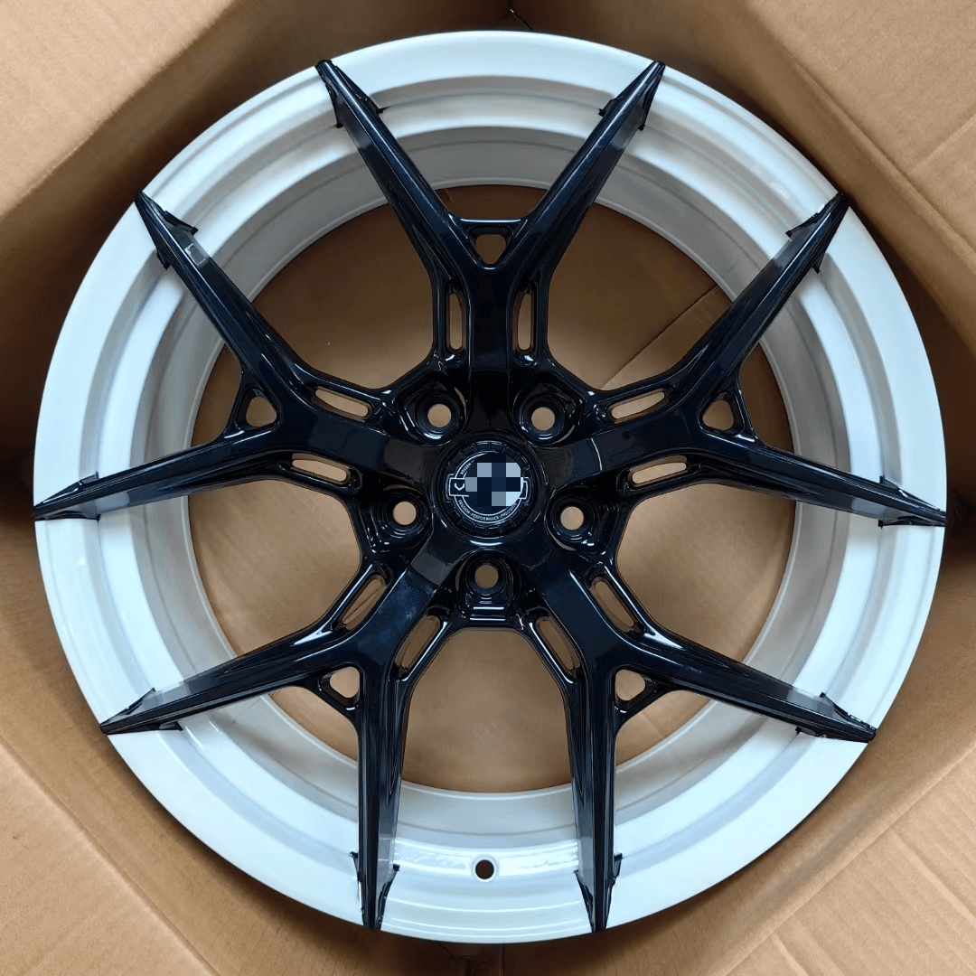 18/19寸黑白套色旋压轮毂适配大众领克长安univ影豹本田思域丰田