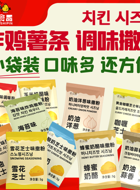 雪花芝士粉 韩式BHC炸鸡撒料小包装外卖商用黄油芝士炸鸡调味粉5g