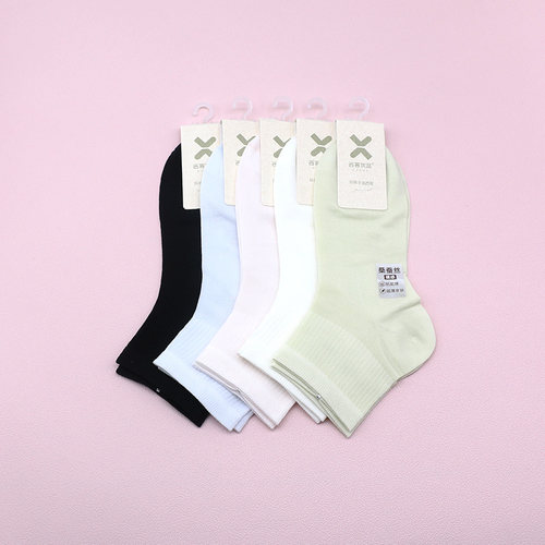 西客优品超薄桑蚕丝平板短筒女袜