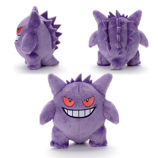 TAKARA TOMY宝可梦毛绒公仔 耿鬼 皮卡丘 灯芯绒毛绒公仔 现货