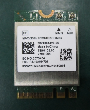 联想M75q-1 启天A950 扬天S4430  逸24 520c-24无线网卡  02hk701